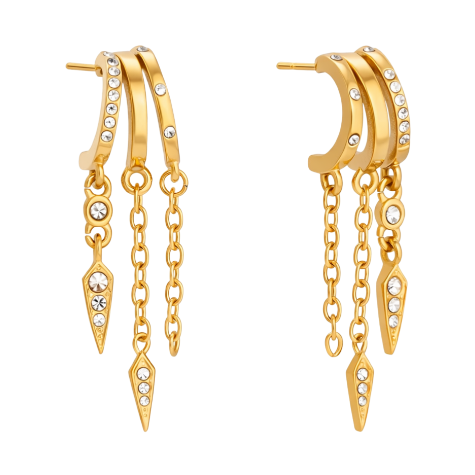 Hadley Charm Hoops