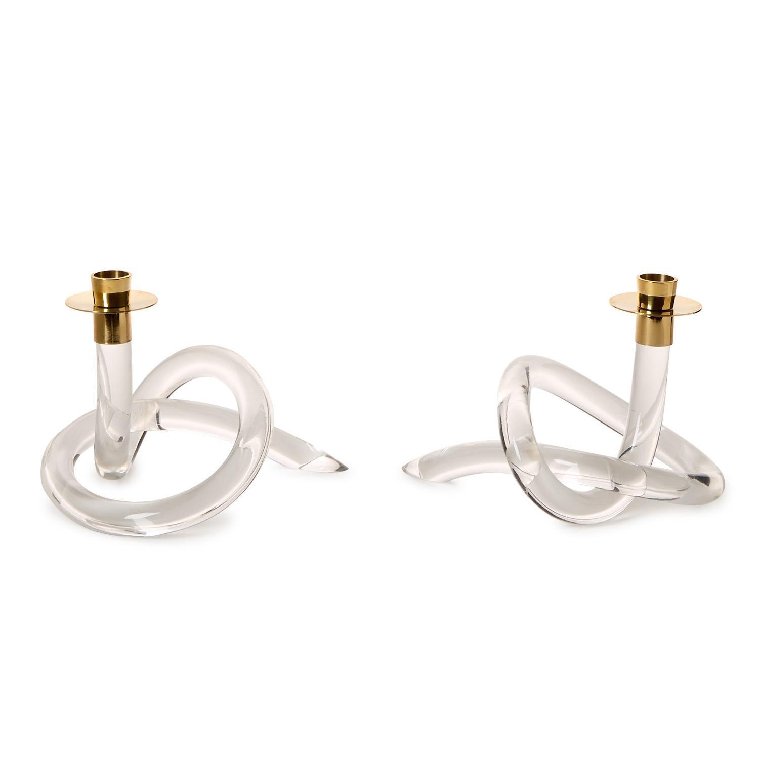 Acrylic Knot Candle Holder - Sold Separately