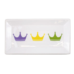 Victoria Crown Rectangle Platter