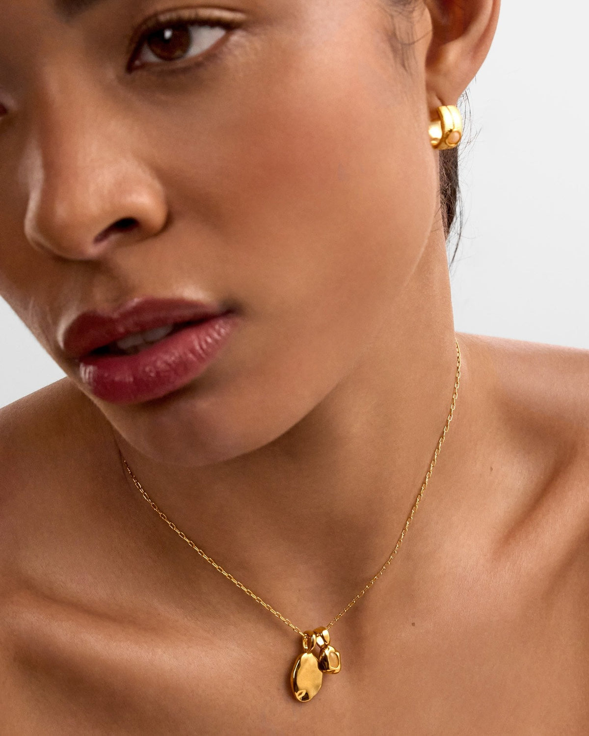 Birthstone Necklace - April - Rock Crystal