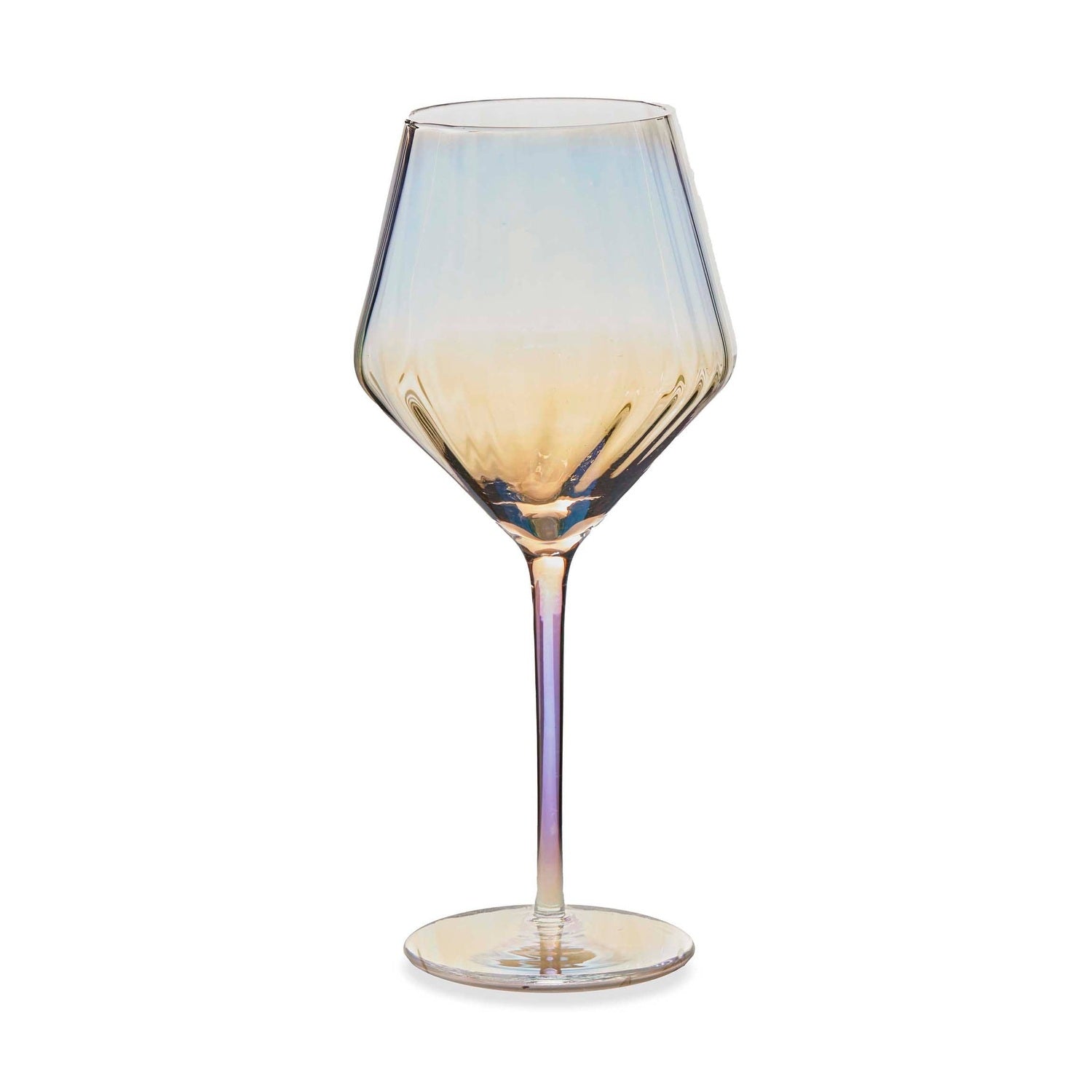 Chelsea Iridescent Optic Wine Glass