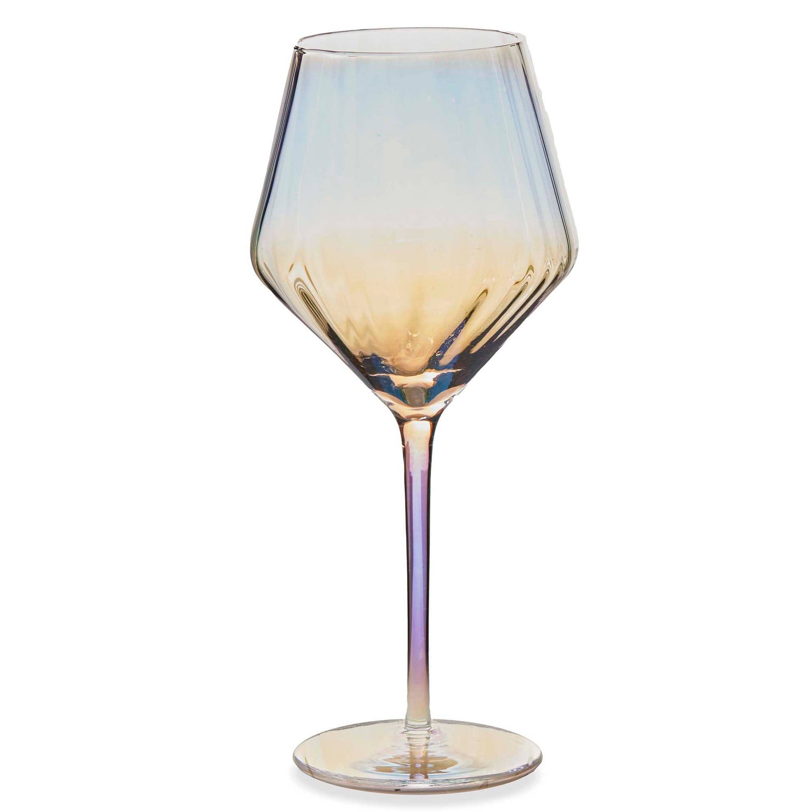 Chelsea Iridescent Optic Wine Glass
