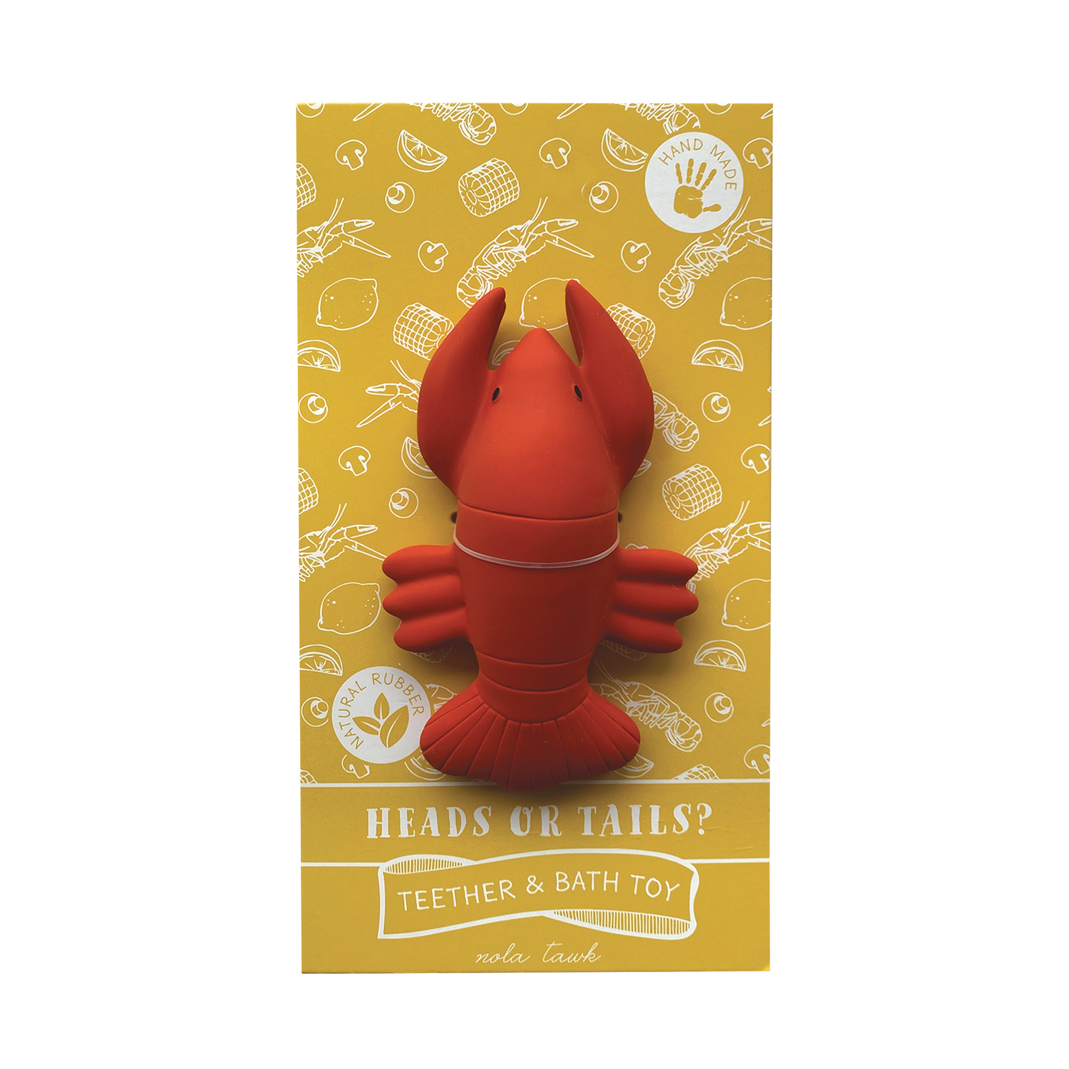 Heads or Tails? Teether & Bath Toy