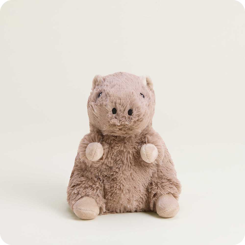 Brown capybara plush, seated