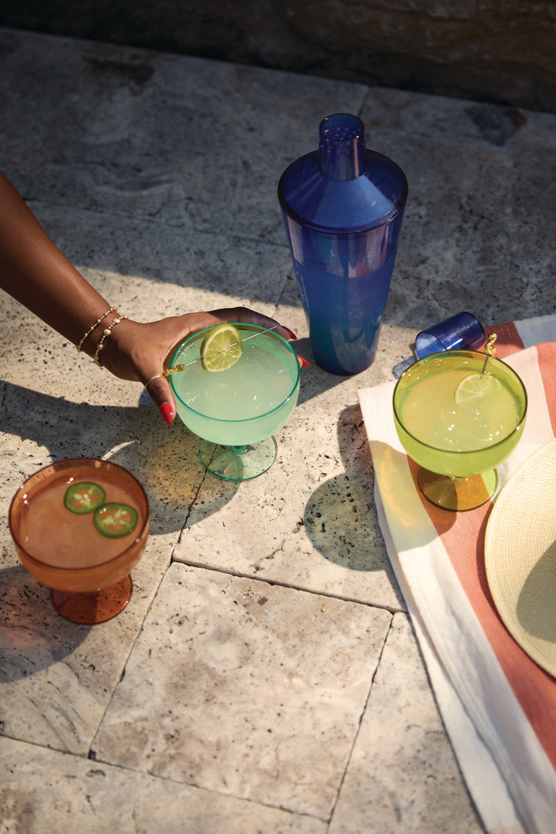 Rue Margarita Glasses - Mint