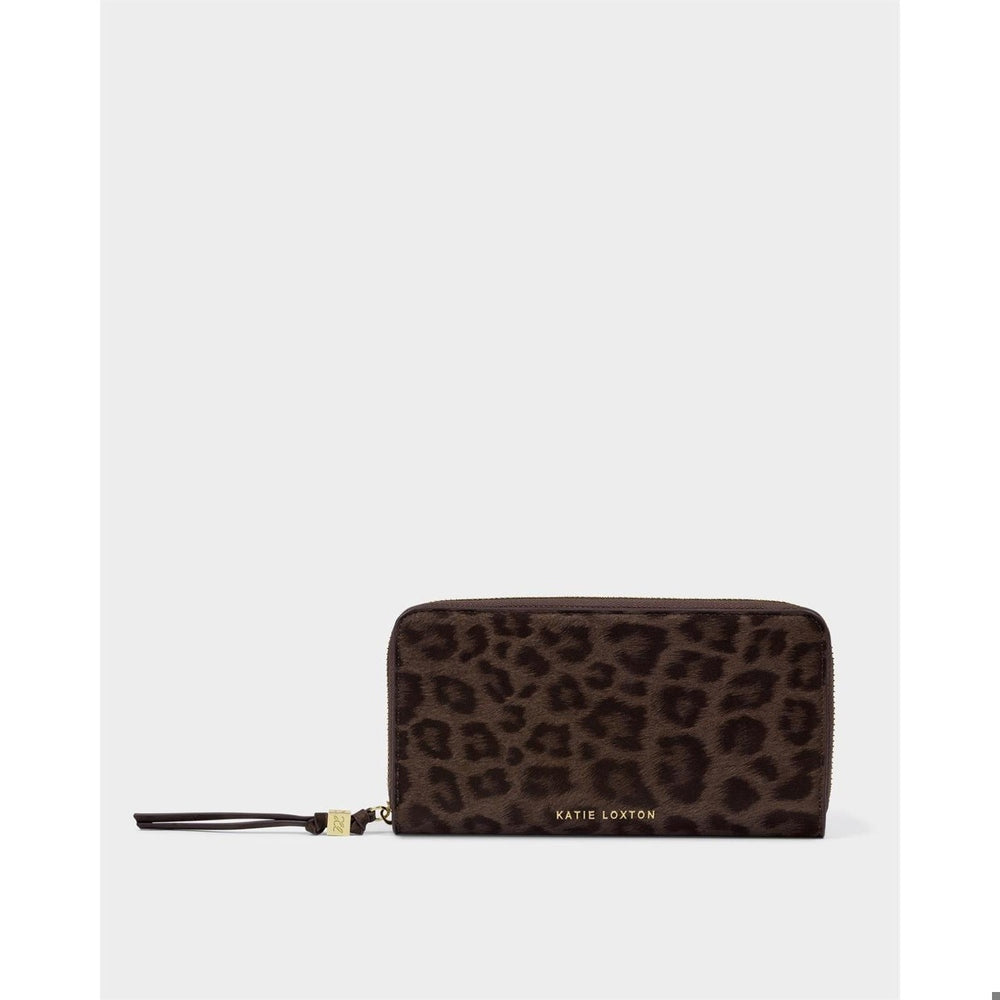 Large Wallet - Chocolate Leopard
