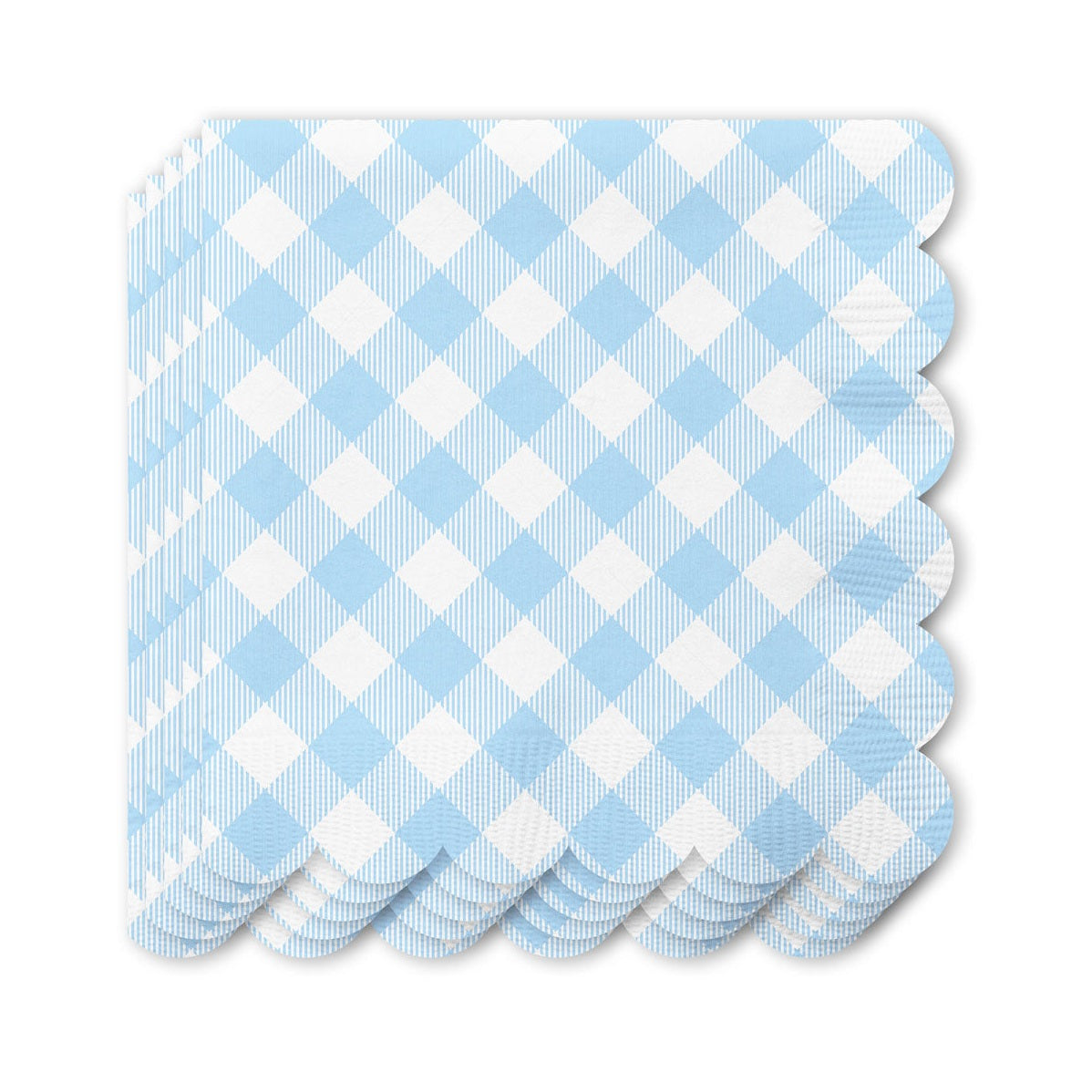 Gingham Cocktail Napkins