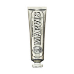 Marvis Whitening Mint toothpaste tube on a white background