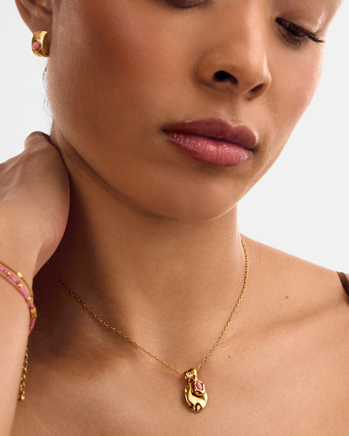 Birthstone Necklace - October - Tourmaline