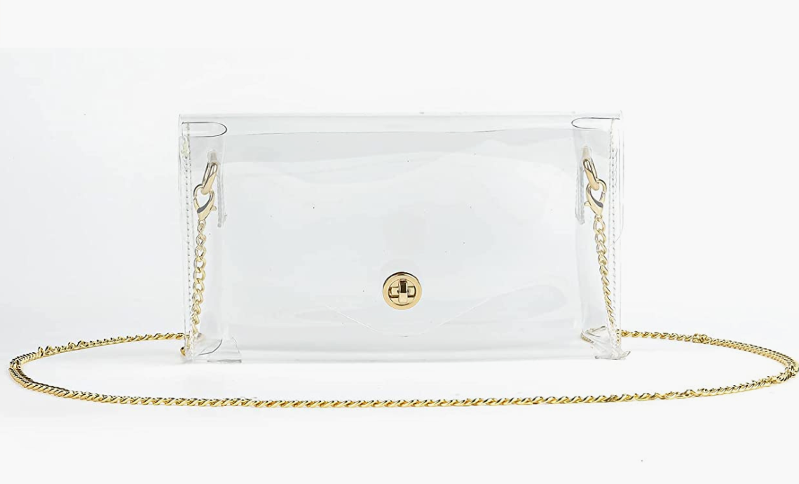 Clear Crossbody with Chain