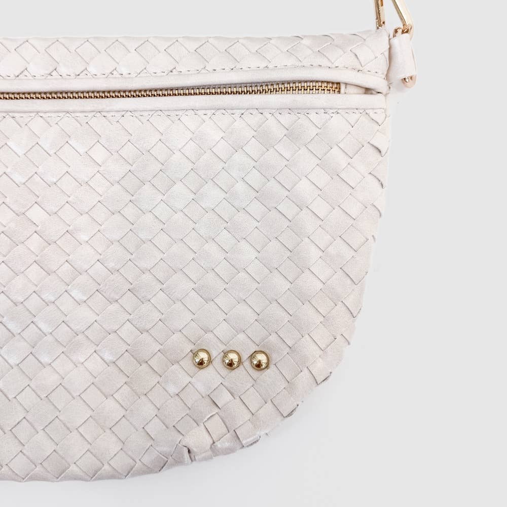 Cream - Westlyn Woven Bum Bag