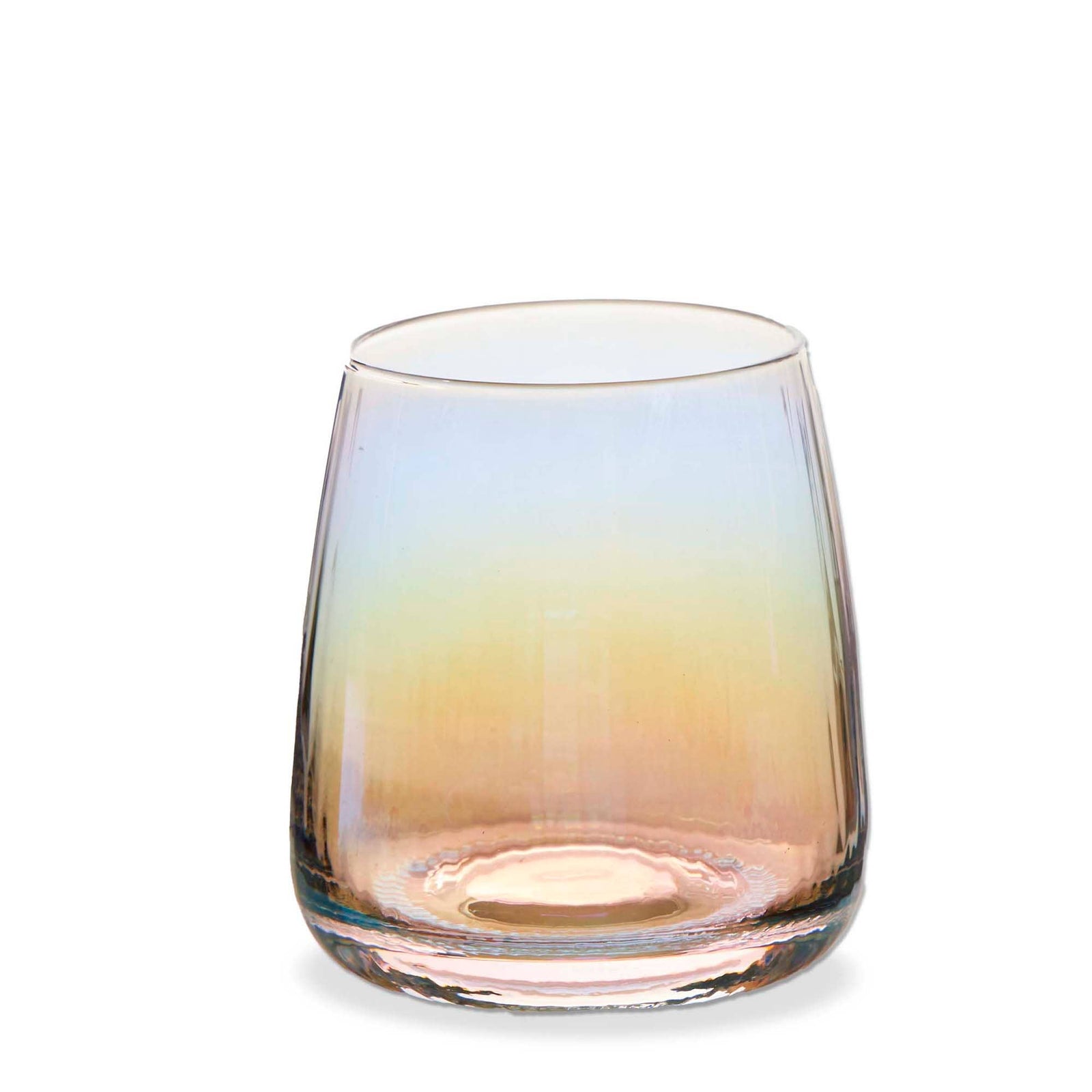 Chelsea Iridescent Optic Stemless Wine Glass