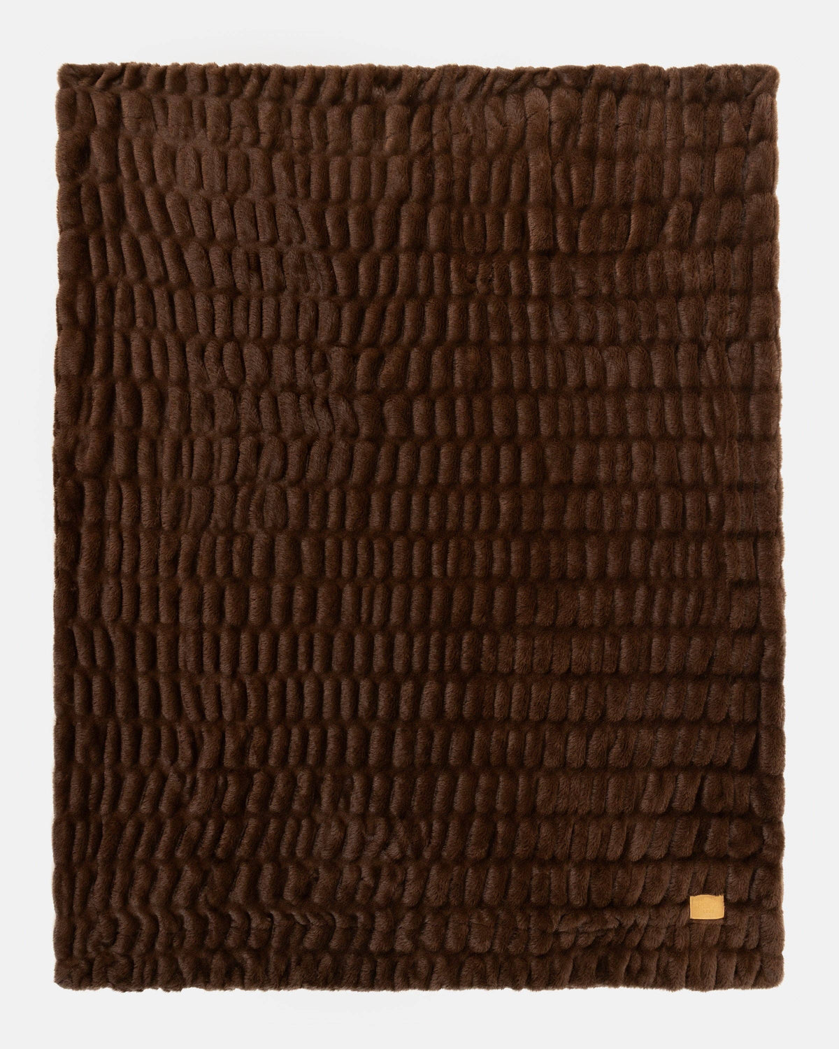 Espresso Plush Throw Blanket
