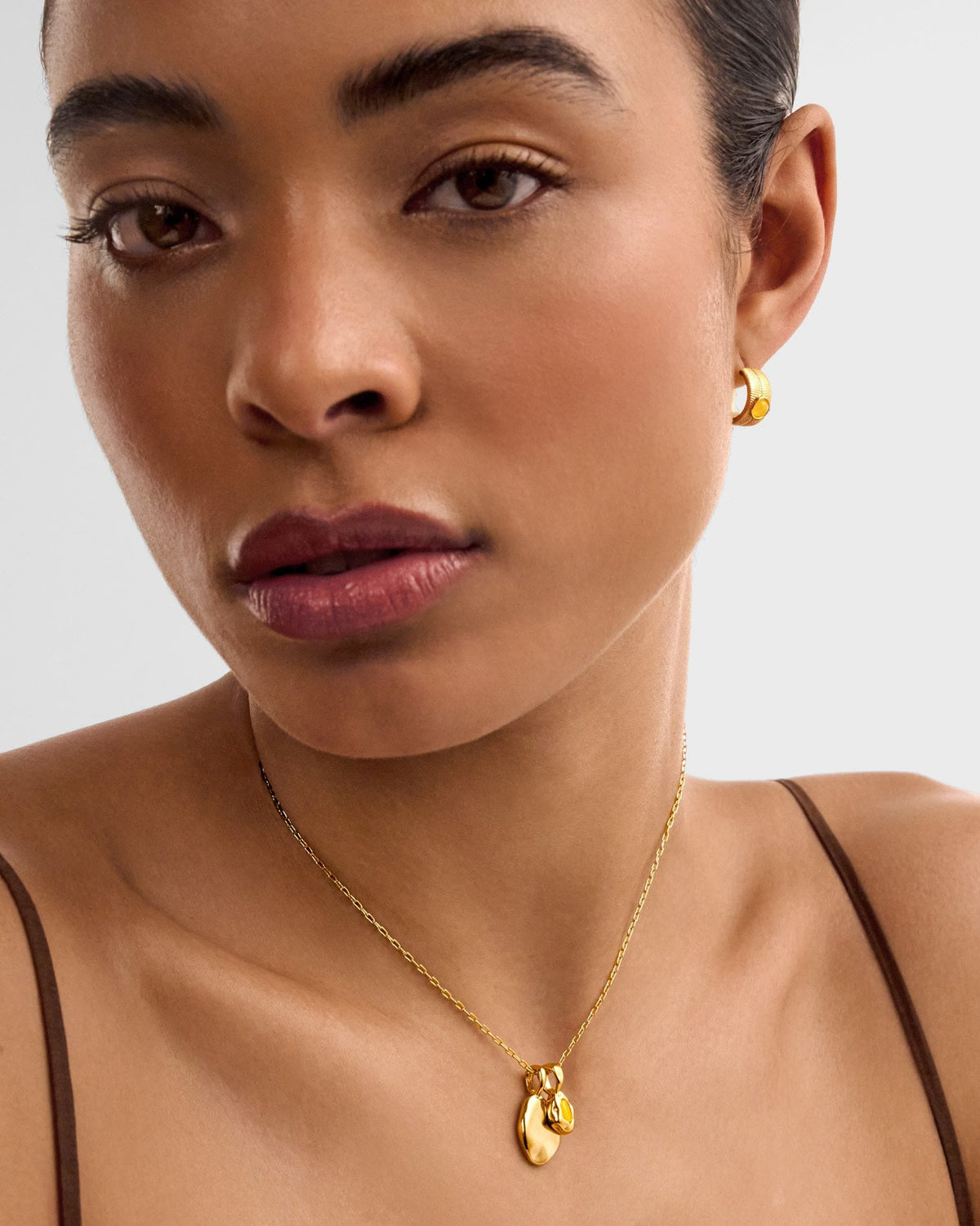 Birthstone Necklace - November - Yellow Quartz