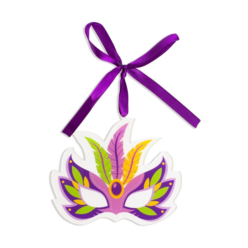 Mardi Mask Acrylic Ornament