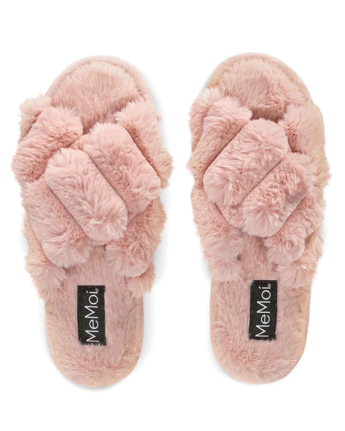 Double Cross Slippers - Dusty Rose