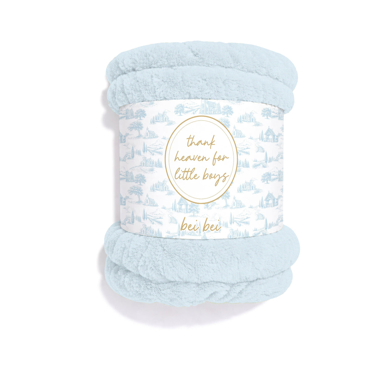 Faux Fur Lovey - Blue (Thank Heaven...Boys)