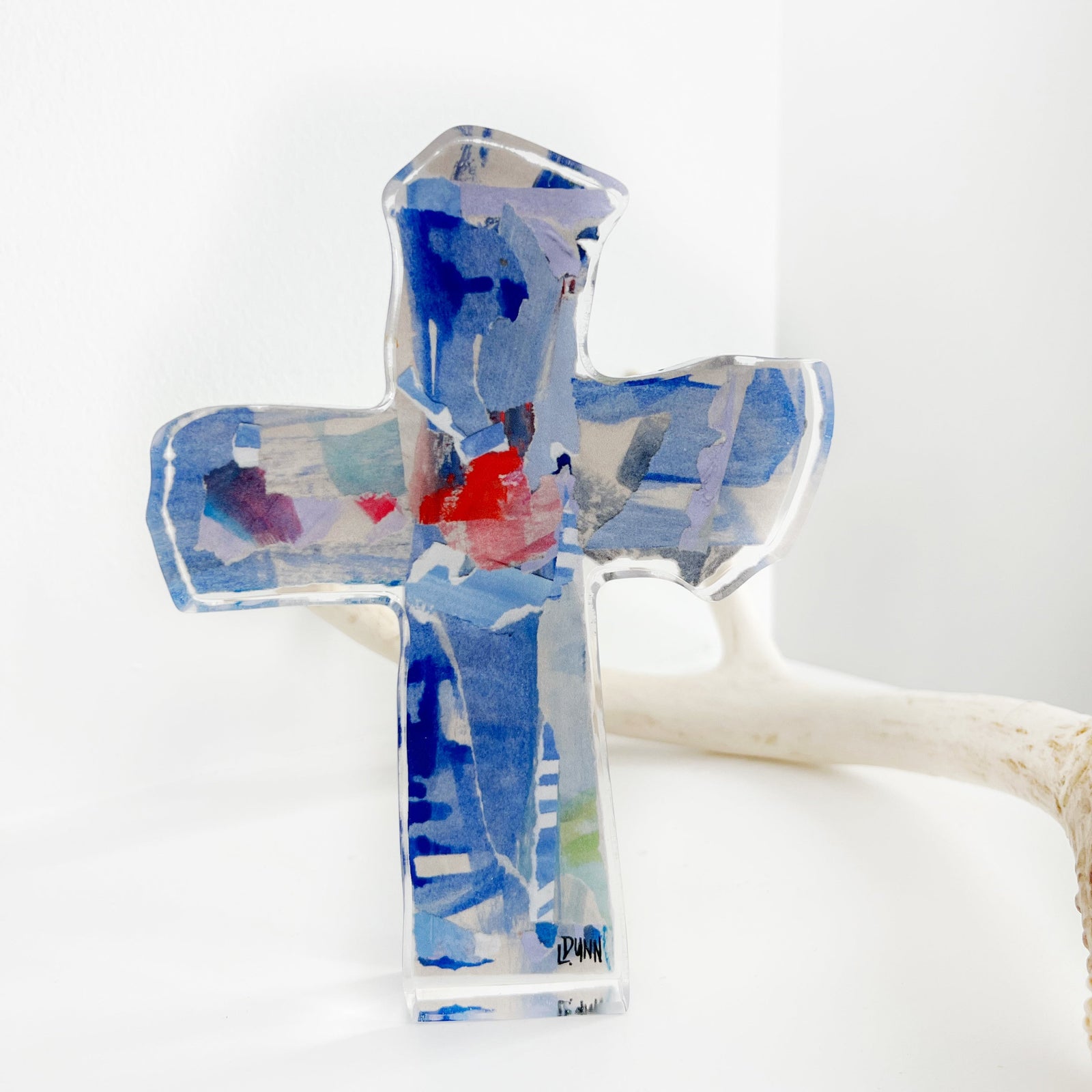 Periwinkle Acrylic Cross