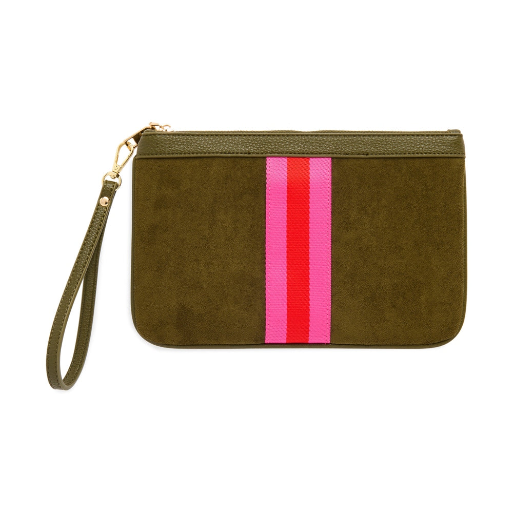 Milano Wristlet - Olive