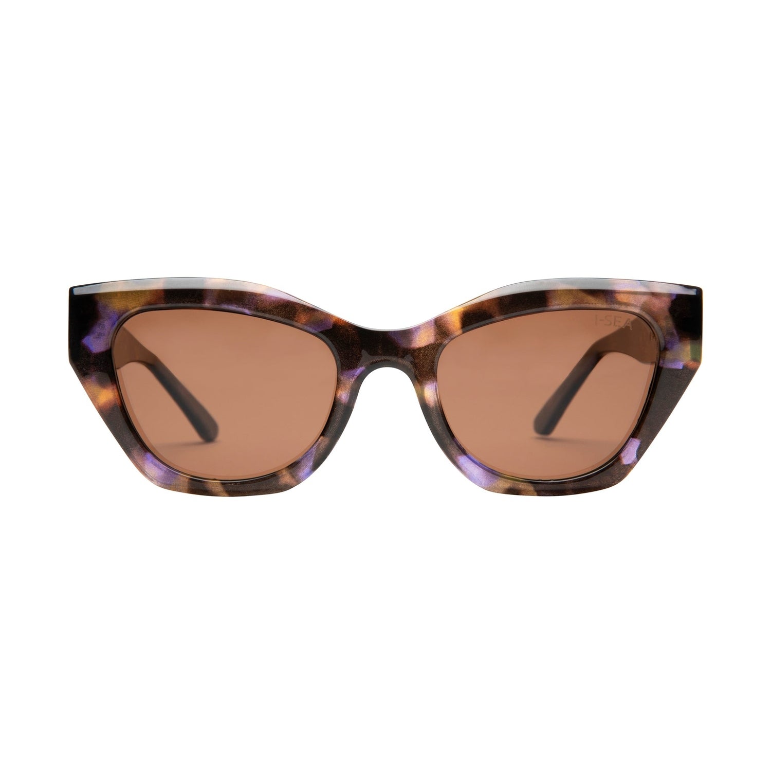 Avery Sunglass - Blue Tort/Brown