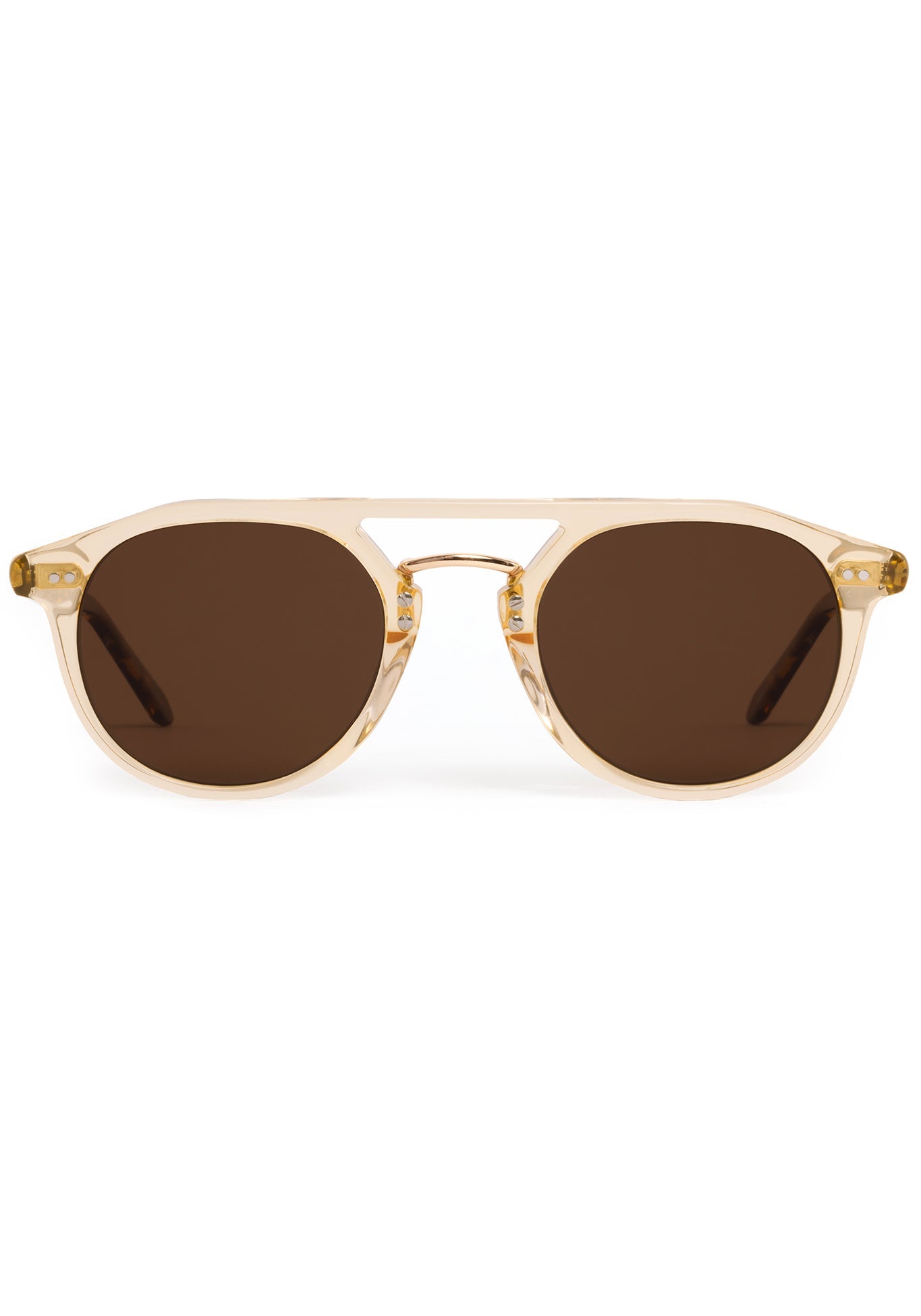 Markle Eyewear- Champagne + Rue Tortoise 18K Polarized