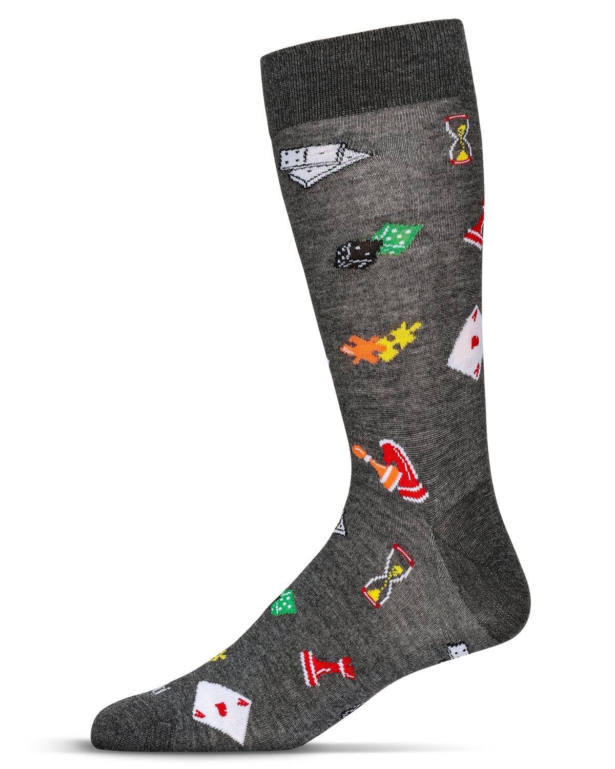 Games Bamboo Men's Crew - Dk Heather Gray