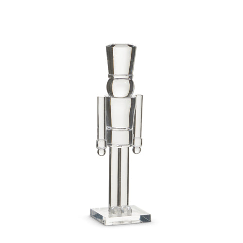 Clear Acrylic Nutcracker- Sm