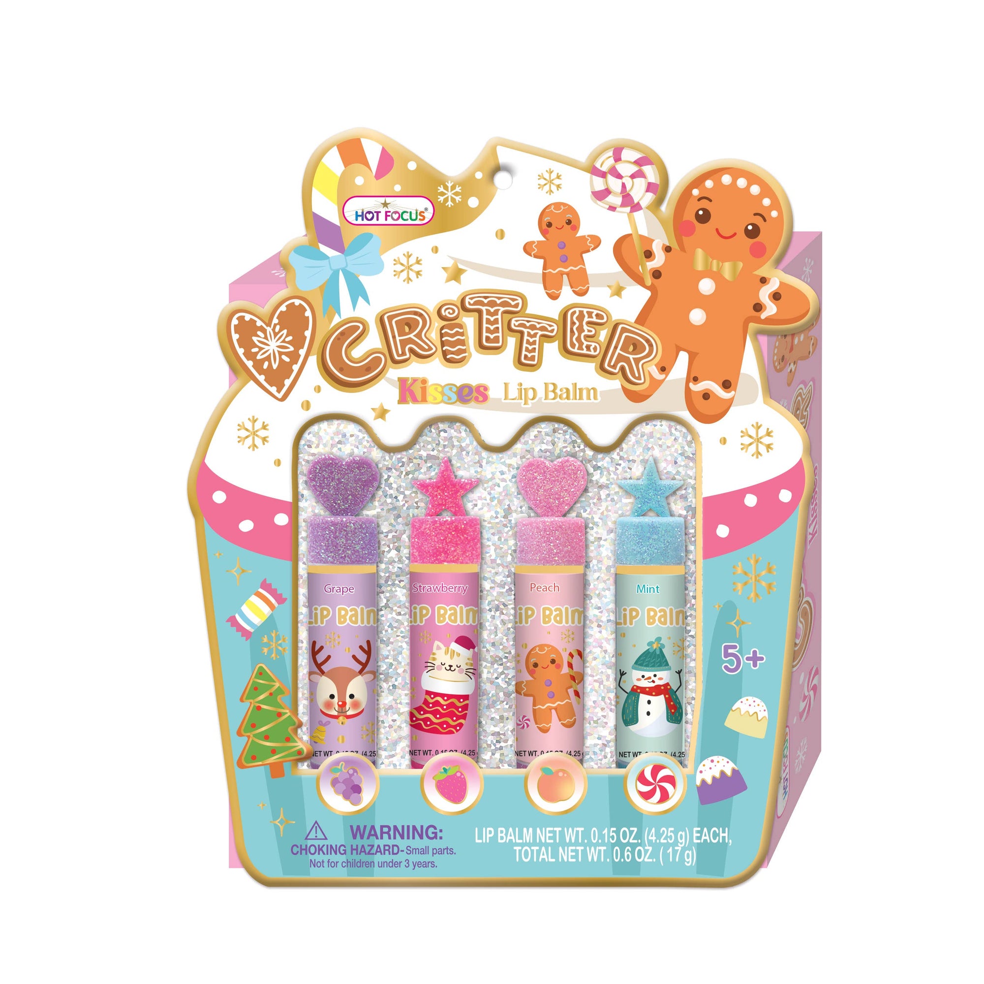 Critters Lip Balm, Holiday H24