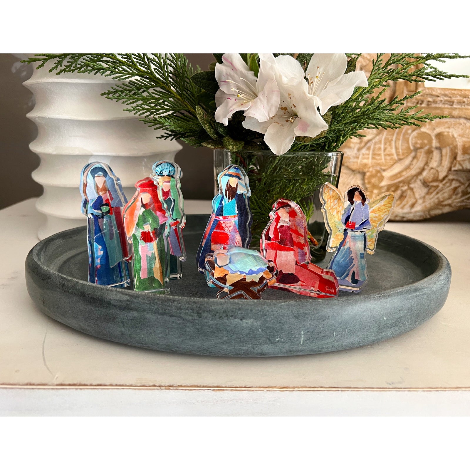 Small Acrylic Nativity Set