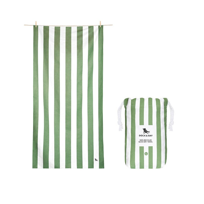 Quick Dry Towel - Cayman Olive