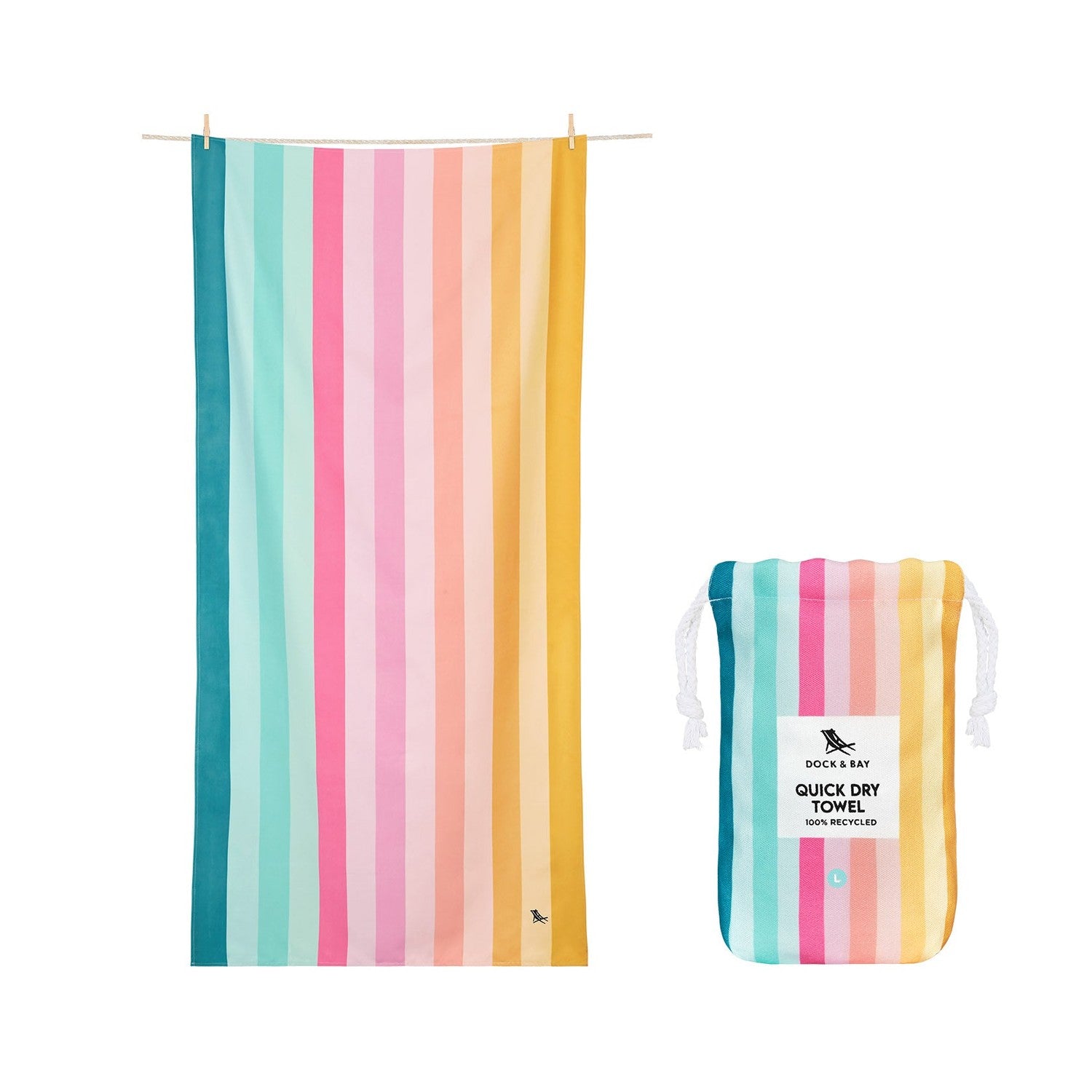 Quick Dry Towel - Coastal Candy
