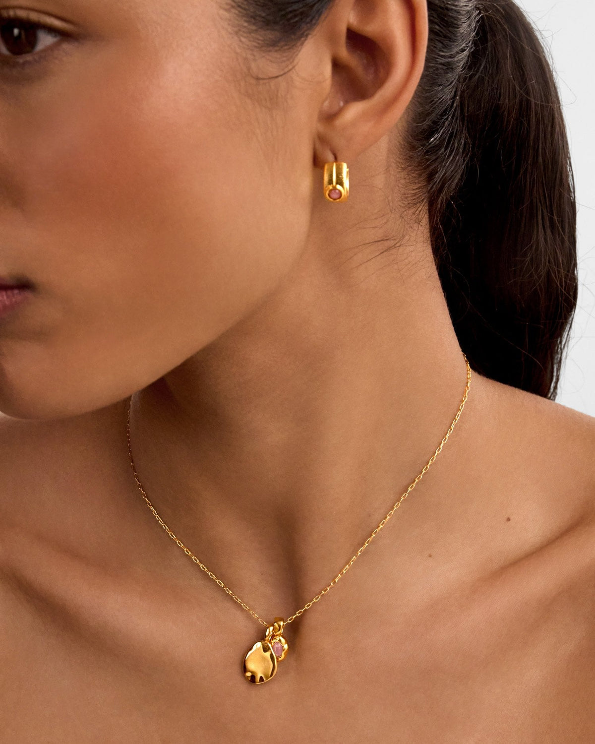 Birthstone Necklace - July - Sunstone