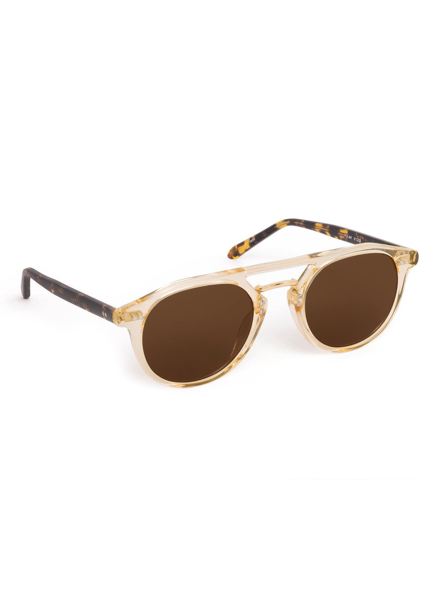 Markle Eyewear- Champagne + Rue Tortoise 18K Polarized