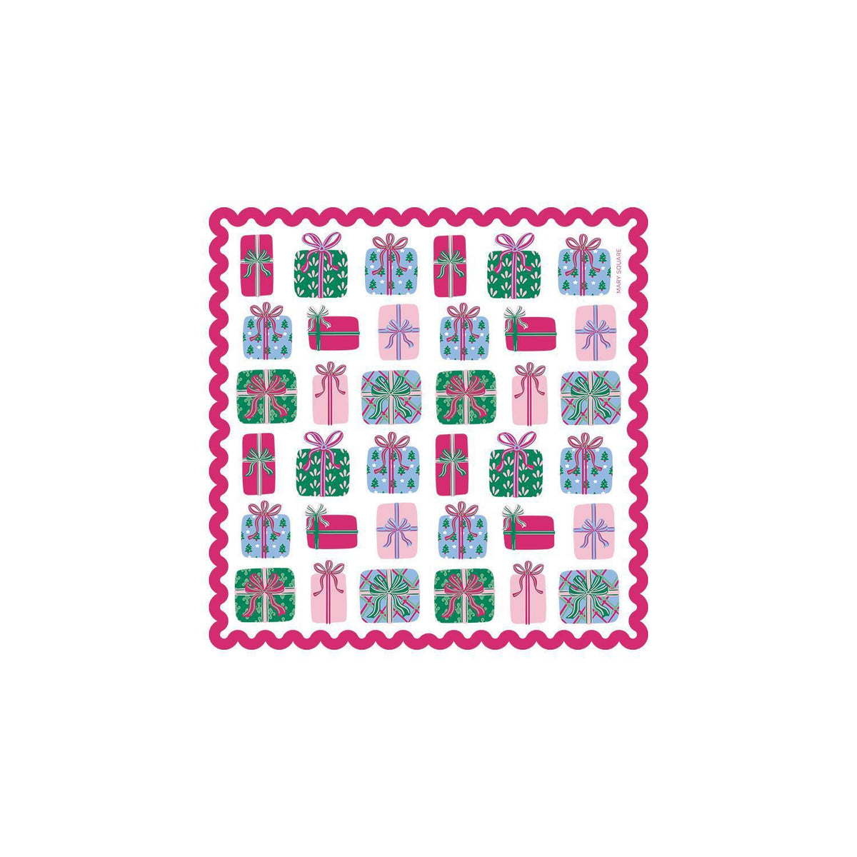 Wrapped In Cheer Cocktail Napkin