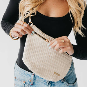 Cream - Westlyn Woven Bum Bag