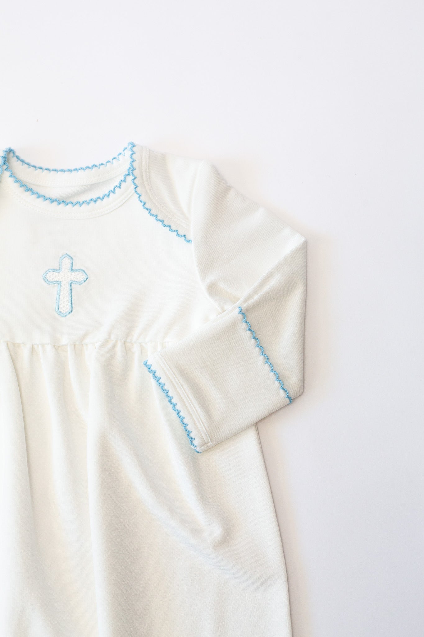 Pip Gown - Blue Cross - NB