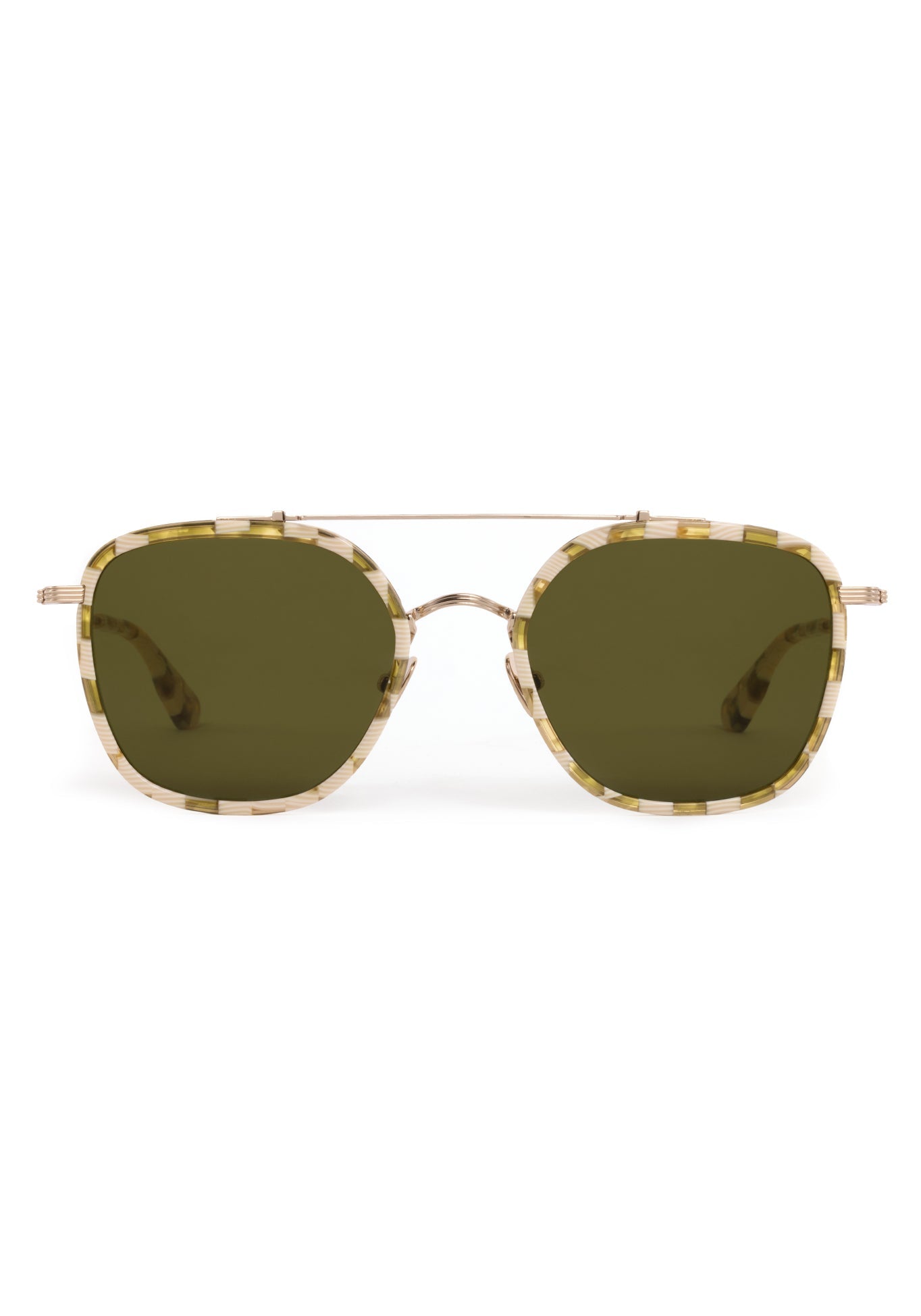 Austin Eyewear- 12K Titanium + Oki Yuzu