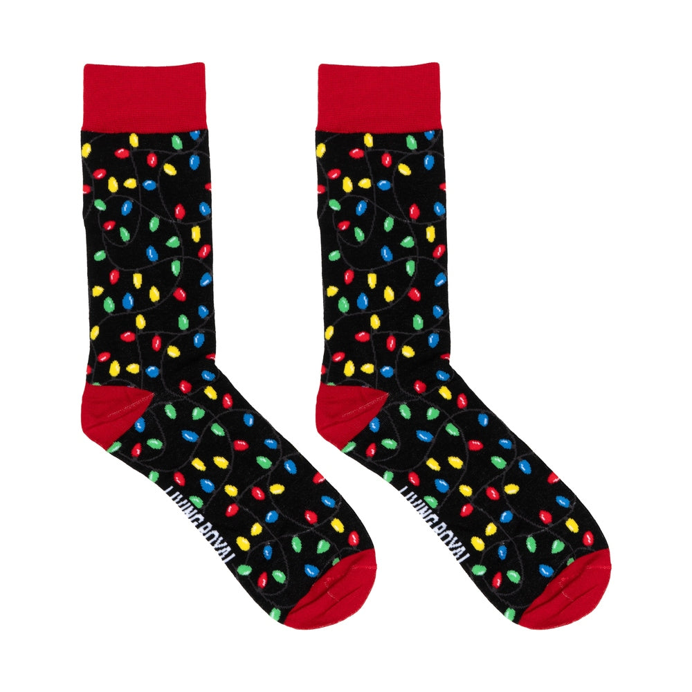 Holiday Lights Bamboo Socks
