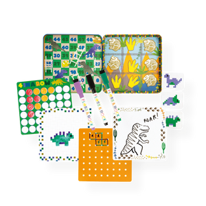 Dino Magnetic Fun & Games Tin