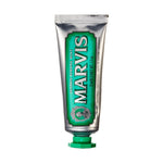Marvis toothpaste tube on a white background