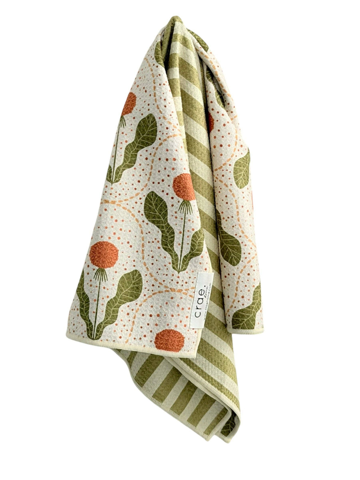 Sprout and Stripe Hand Towel