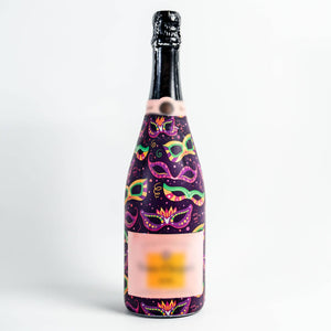 Mardi Masquerade Bottle Wrap - Champagne Collection