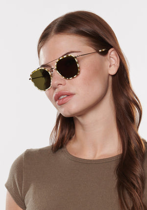 Austin Eyewear- 12K Titanium + Oki Yuzu