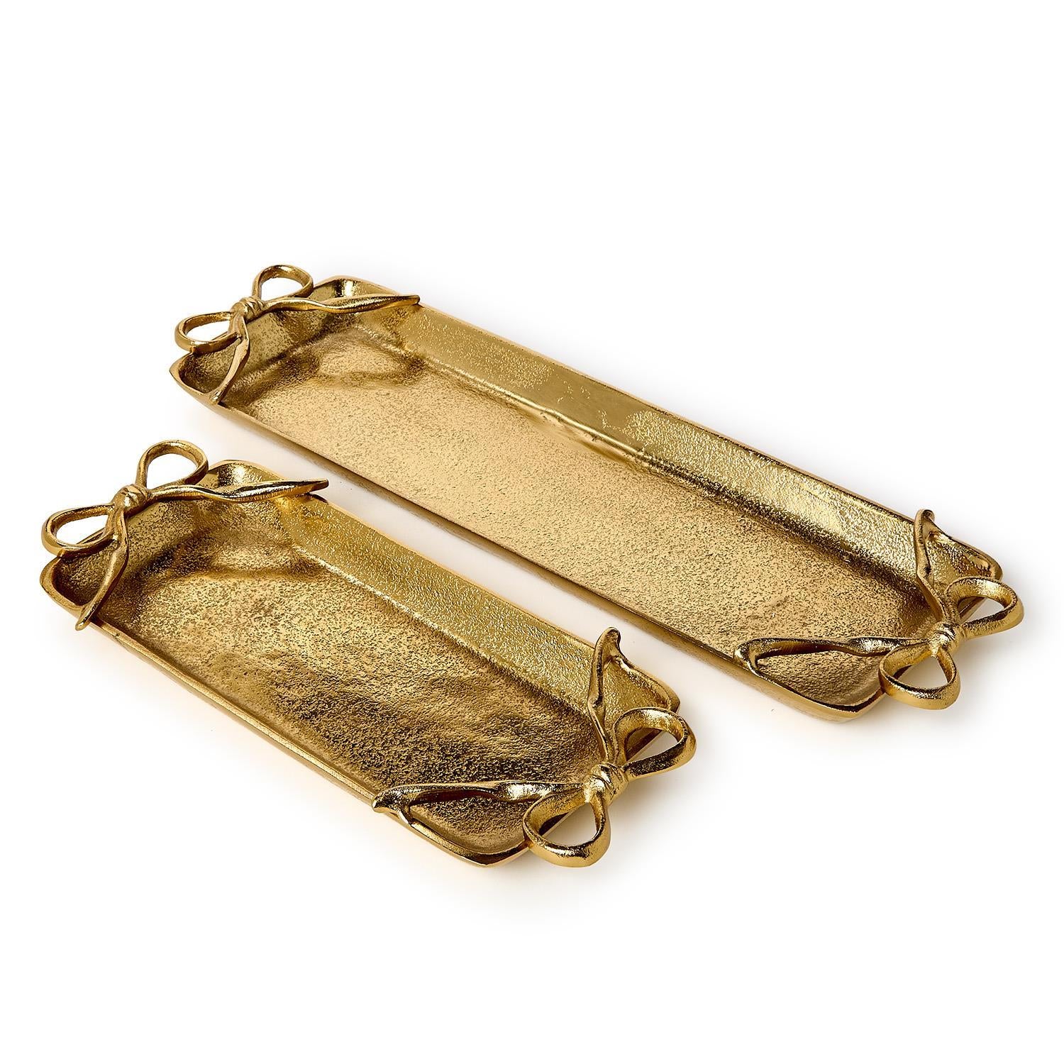 Gold Bow Tray