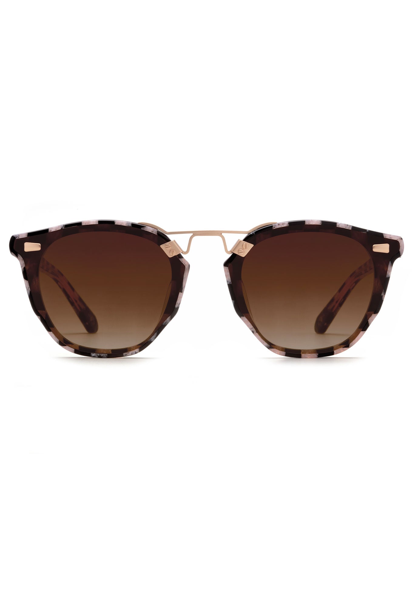 Beau Nylon Eyewear- Harlequin 18K Rose Gold