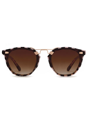 Beau Nylon Eyewear- Harlequin 18K Rose Gold