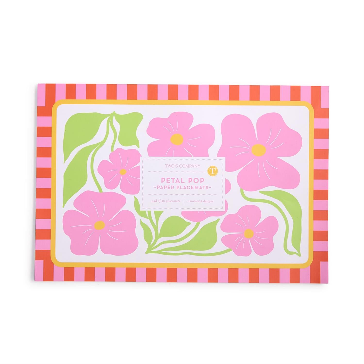 Petal Pop 40 Sheet Paper Placemat Book