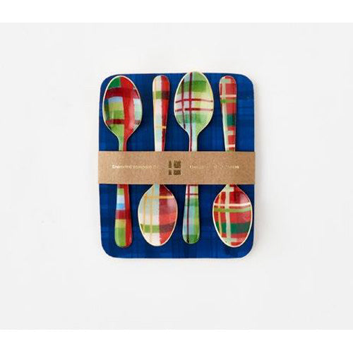 Plaid Spoon Set