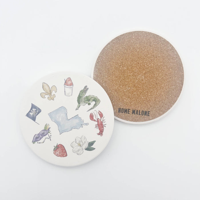 Louisiana Icons Coaster