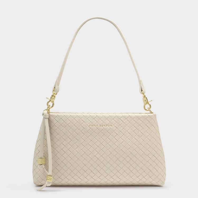 Sm - Nova Shoulder Bag - Oyster Woven